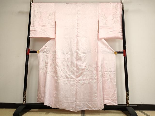 平和屋着物■訪問着　絞り　飛鶴文　金彩　仮絵羽　正絹　逸品　未使用　AAAL2621cg