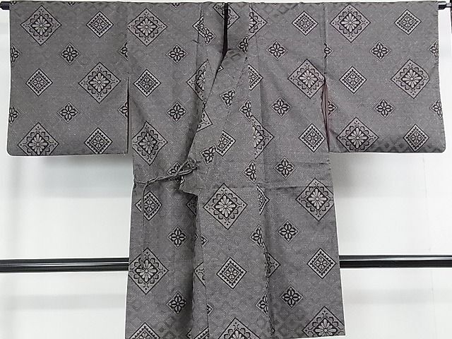 平和屋本店◆希少　本場大島紬　龍郷絣　道中着　ますいわ屋扱い　逸品　DZAA1581kh4