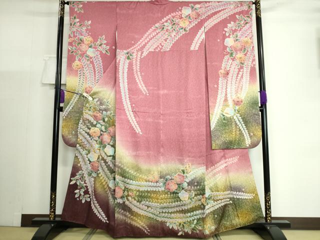 平和屋着物●豪華振袖　辻が花　絞り　暈し染め　正絹　逸品　DAAJ1560ic