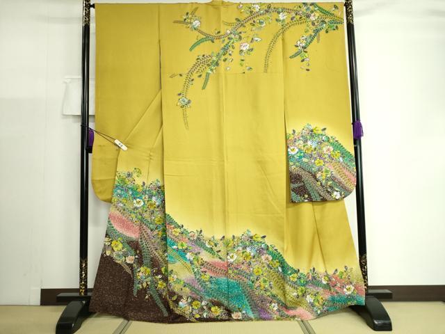 平和屋着物●豪華振袖　作家物　辻が花　暈し染め　正絹　逸品　DAAJ1559ic