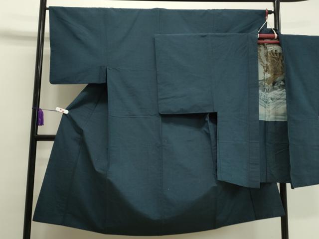 平和屋着物■男性　紬　アンサンブル　霞文　逸品　CAAI5944th