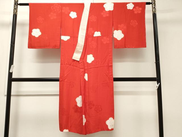 平和屋着物■上質な長襦袢　無双仕立て　絞り　梅文　逸品　CAAI7120ev