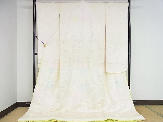 平和屋着物■豪華色打掛　和装　婚礼　結婚式　花嫁　神社挙式　唐織　草花文　逸品　DAAB3782op