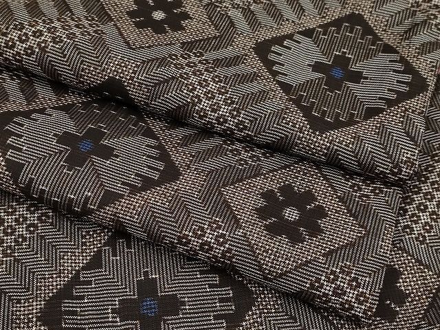 平和屋本店◆極上　希少　本場大島紬　龍郷絣　逸品　CYAA0596s4