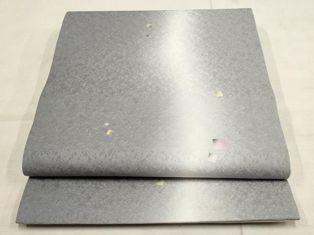 平和屋着物●全通柄袋帯　作家物　色紙文　暈し染め　正絹　逸品　AAAO8175wj