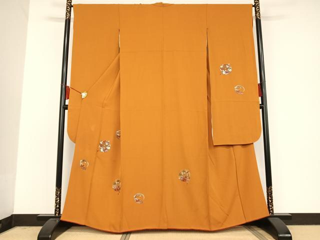 平和屋着物●豪華振袖　中国三大刺繍　汕頭刺繍　スワトウ刺繍　花宝尽くし文　正絹　逸品　AAAM8232zg