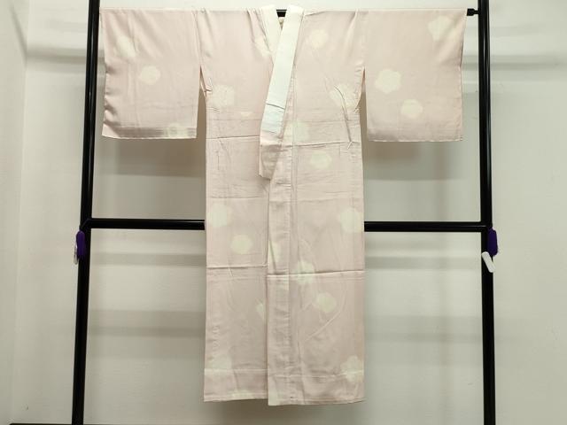 平和屋着物●長襦袢　無双仕立て　舞梅文　正絹　逸品　CAAL6944gh