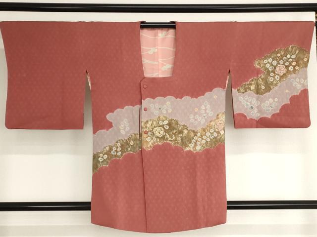 平和屋着物■道行コート　絞り　辻が花　正絹　逸品　AAAO8162bw