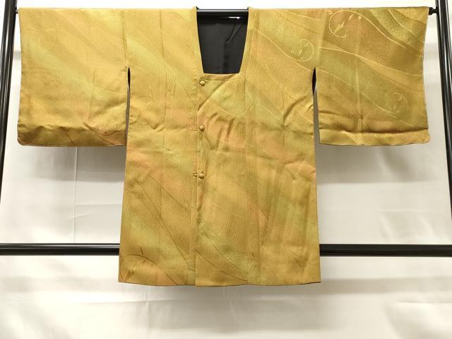 平和屋着物■道行コート　リバーシブル　斜線文　暈し染め　正絹　逸品　未使用　CAAL3355id