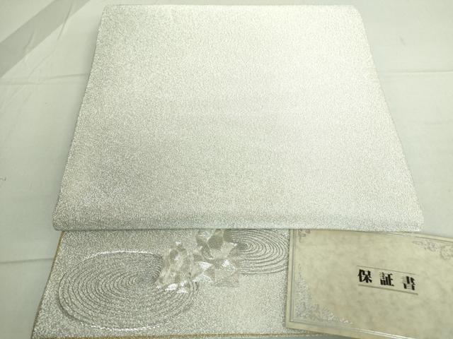 平和屋着物■国際的伝統工芸作家　十二代・藤林徳扇　苑寿　綴れ　両面　全通柄袋帯　金銀糸　ワンポイント　保証書付き　逸品　DAAL9554op