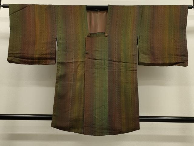平和屋着物■道行コート　吉祥文　暈し染め　正絹　逸品　CAAL4237dy