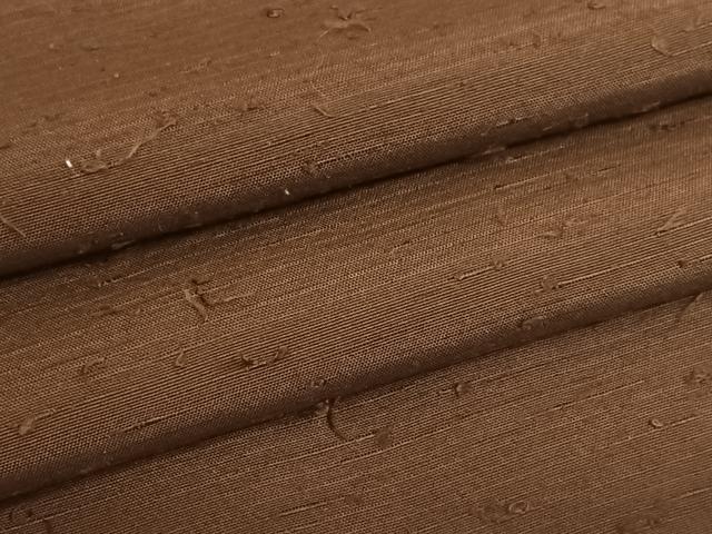 平和屋着物●男性　紬　樺茶色　正絹　逸品　AAAO0391ph