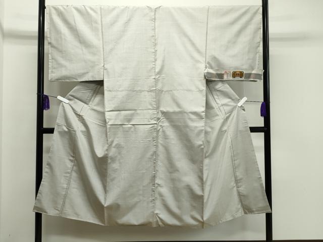 平和屋着物●男性　本場大島紬　白大島　100亀甲　証紙付き　正絹　逸品　CAAL6913gh
