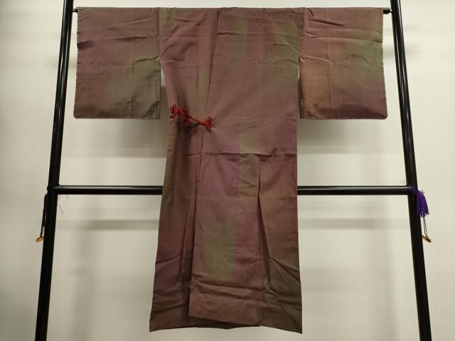 平和屋着物■道中着　本場染大島紬　霞文　正絹　逸品　未使用　CAAL4092dy