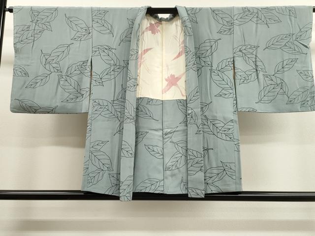 平和屋着物■羽織　舞葉文　正絹　逸品　CAAL4065dy