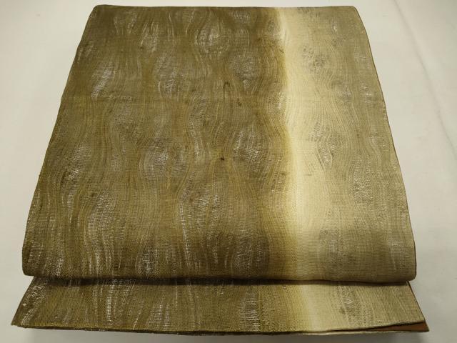 平和屋着物■スリーシーズン　春夏秋　全通柄京袋帯　立涌文　正絹　逸品　CAAK0392in