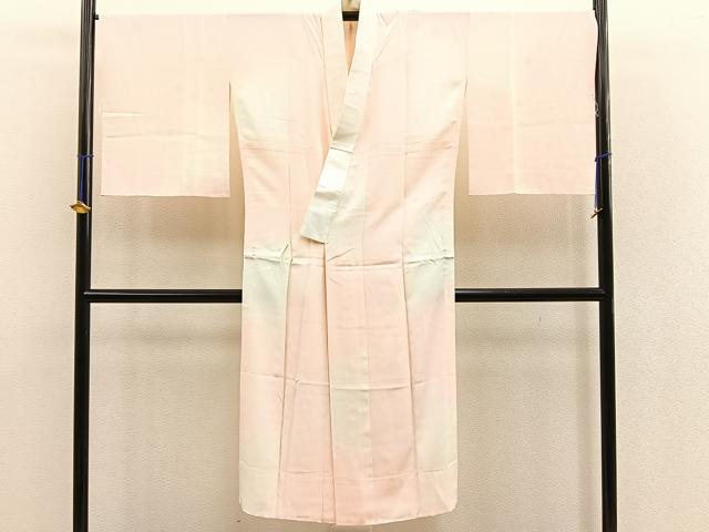 平和屋着物■長襦袢　無双仕立て　草花文　正絹　逸品　BAAM7207me