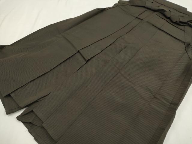 平和屋着物■男性　馬乗り袴　縞　正絹　逸品　CAAL7214ou