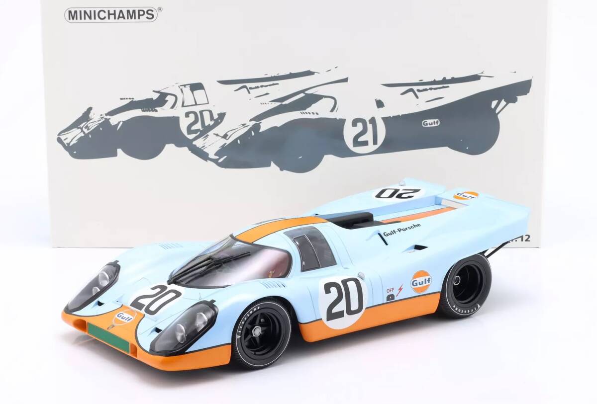 1:12 Minichamps ポルシェ 917K LeMans 24h 1970 ガルフ Gulf #20 栄光のルマン スティーブ・マックイーン Porsche