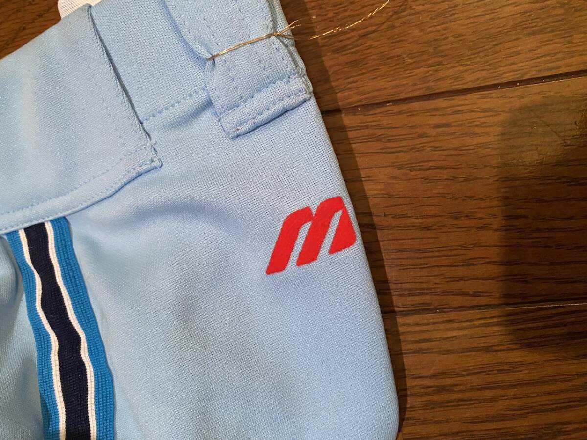 подлинная вещь не использовался неиспользуемый товар Mizuno Mizuno бейсбол форменные брюки номер товара :52PJ-4621 размер :150 KK3362