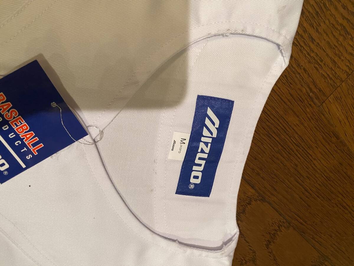 當(dāng)時(shí)物　未使用　デッドストック　Mizuno　ミズノ　野球ユニフォームシャツ　ジュニア　練習(xí)著　品番：52FM-4501　サイズ：M KK3370　