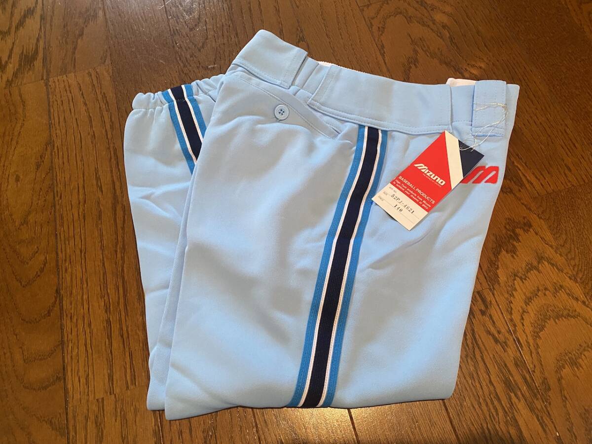 當(dāng)時物　未使用　デッドストック　Mizuno　ミズノ　野球ユニフォーム　ズボン　品番：52PJ-4621　サイズ：140　KK3693 