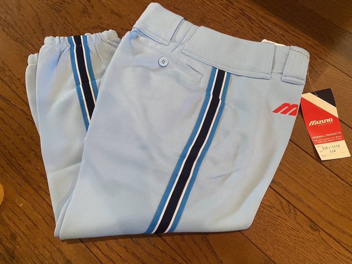 當(dāng)時(shí)物　未使用　デッドストック　Mizuno　ミズノ　野球ユニフォーム　ズボン　品番：52PJ-4621　サイズ：140　KK3707