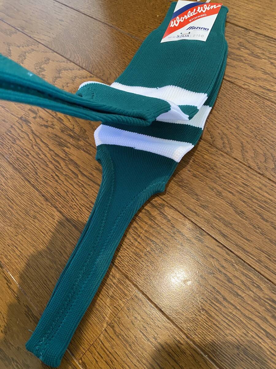 подлинная вещь не использовался неиспользуемый товар Mizuno Mizuno WORLD WIN бейсбол чулки Baseball чулки номер товара :52UA-2150 KK3192