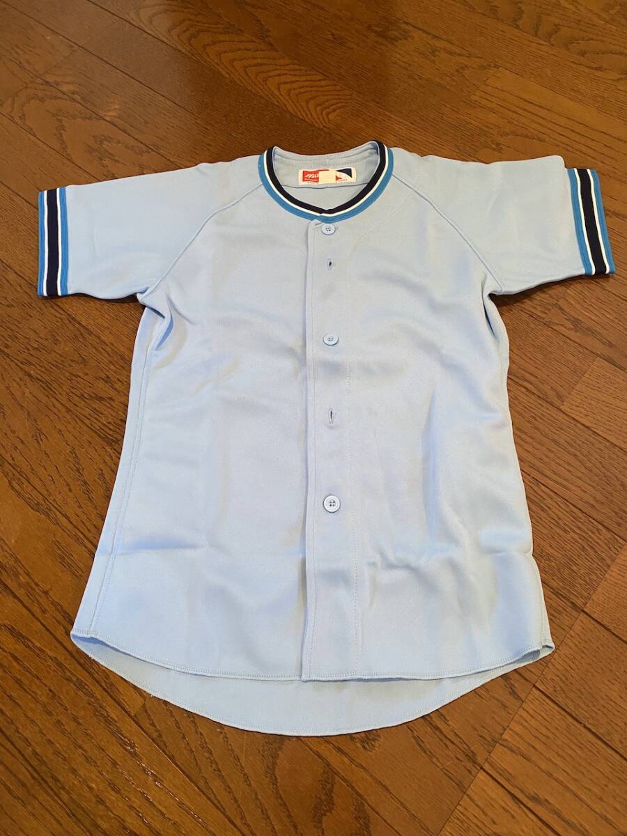 當(dāng)時(shí)物　未使用　デッドストック　Mizuno　ミズノ　野球ユニフォームシャツ　ジュニア　品番：52MJ-4621　サイズ：140　KK3271