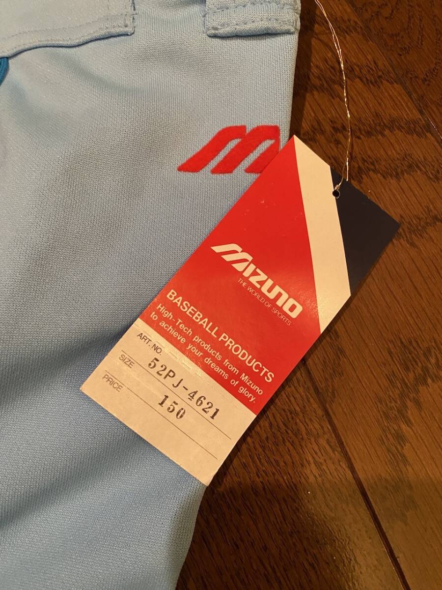 подлинная вещь не использовался неиспользуемый товар Mizuno Mizuno бейсбол форменные брюки номер товара :52PJ-4621 размер :150 KK3362