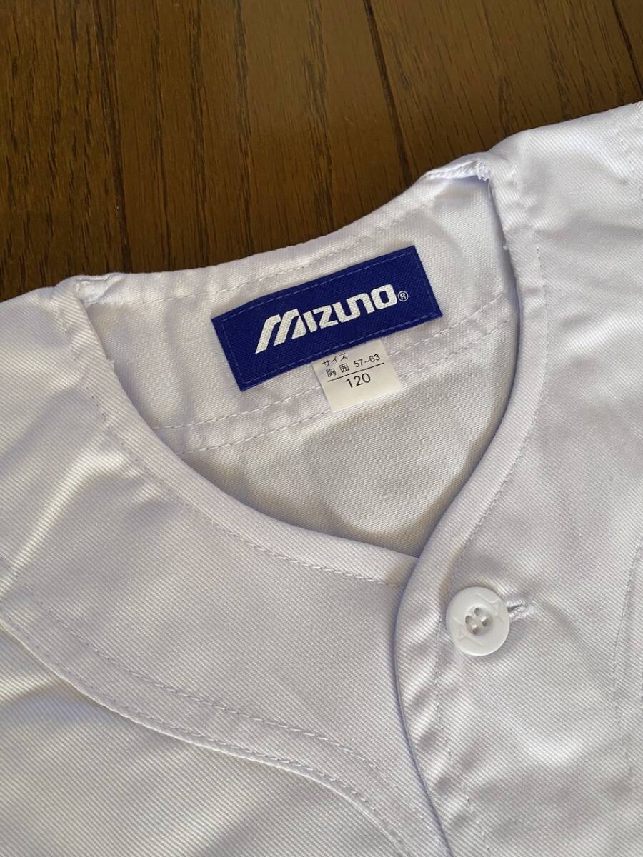 當(dāng)時(shí)物　未使用　デッドストック　Mizuno　ミズノ　野球ユニフォーム上下セット　品番：52FJ-5001　サイズ：120　　KK3４91