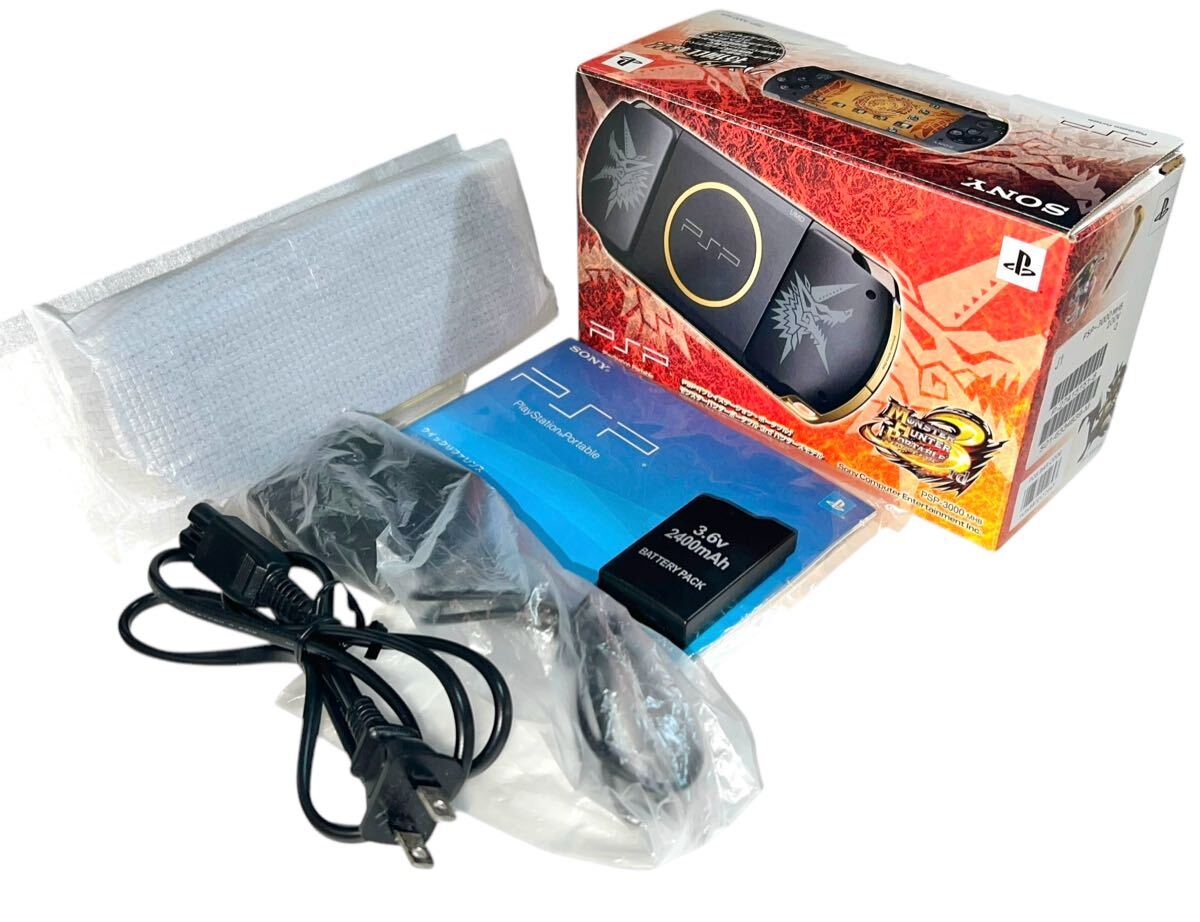 PSP-3000 本体 psp モンスターハンター ハンターズパック