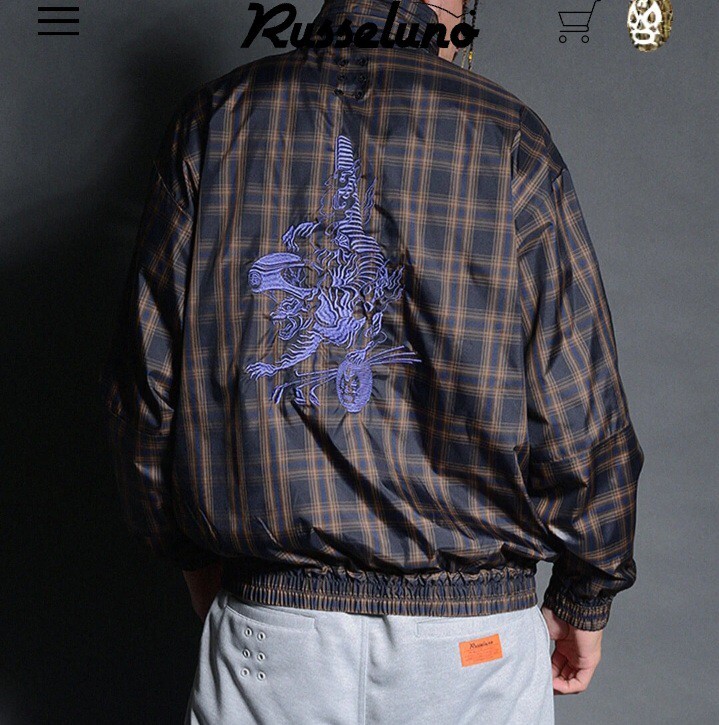 ラッセルノ　チェック　ブルゾン　新品未使用未開封　送料無料サイズ4_画像4