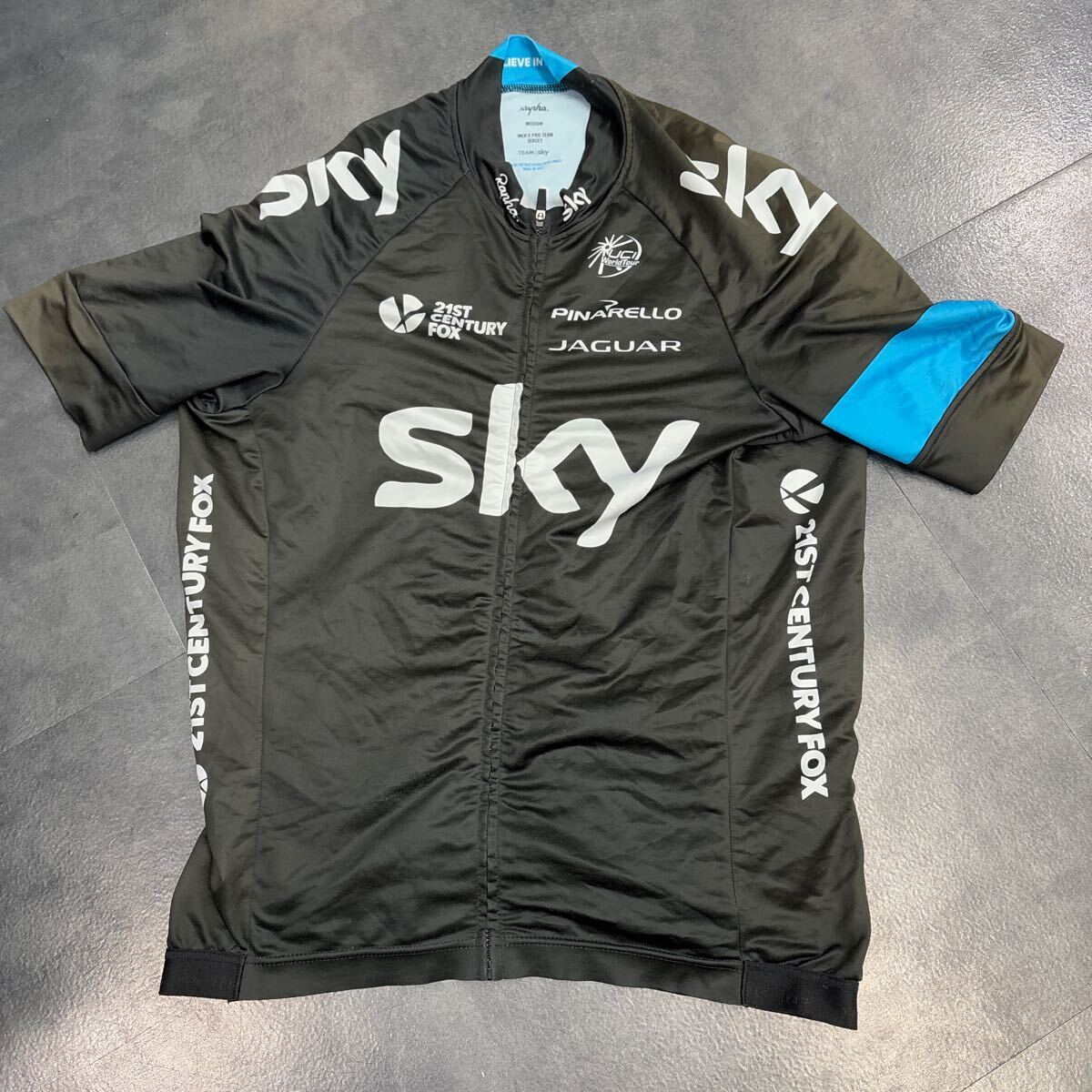 送料185円　Rapha ラファ チーム スカイ SS レプリカジャージ 半袖ジャージ サイズM