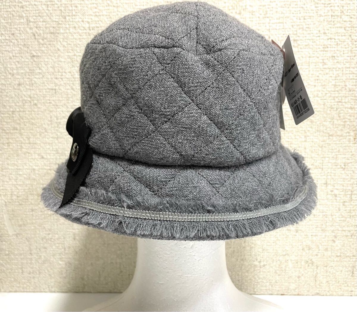 新品 ランバン コレクション 帽子 グレー