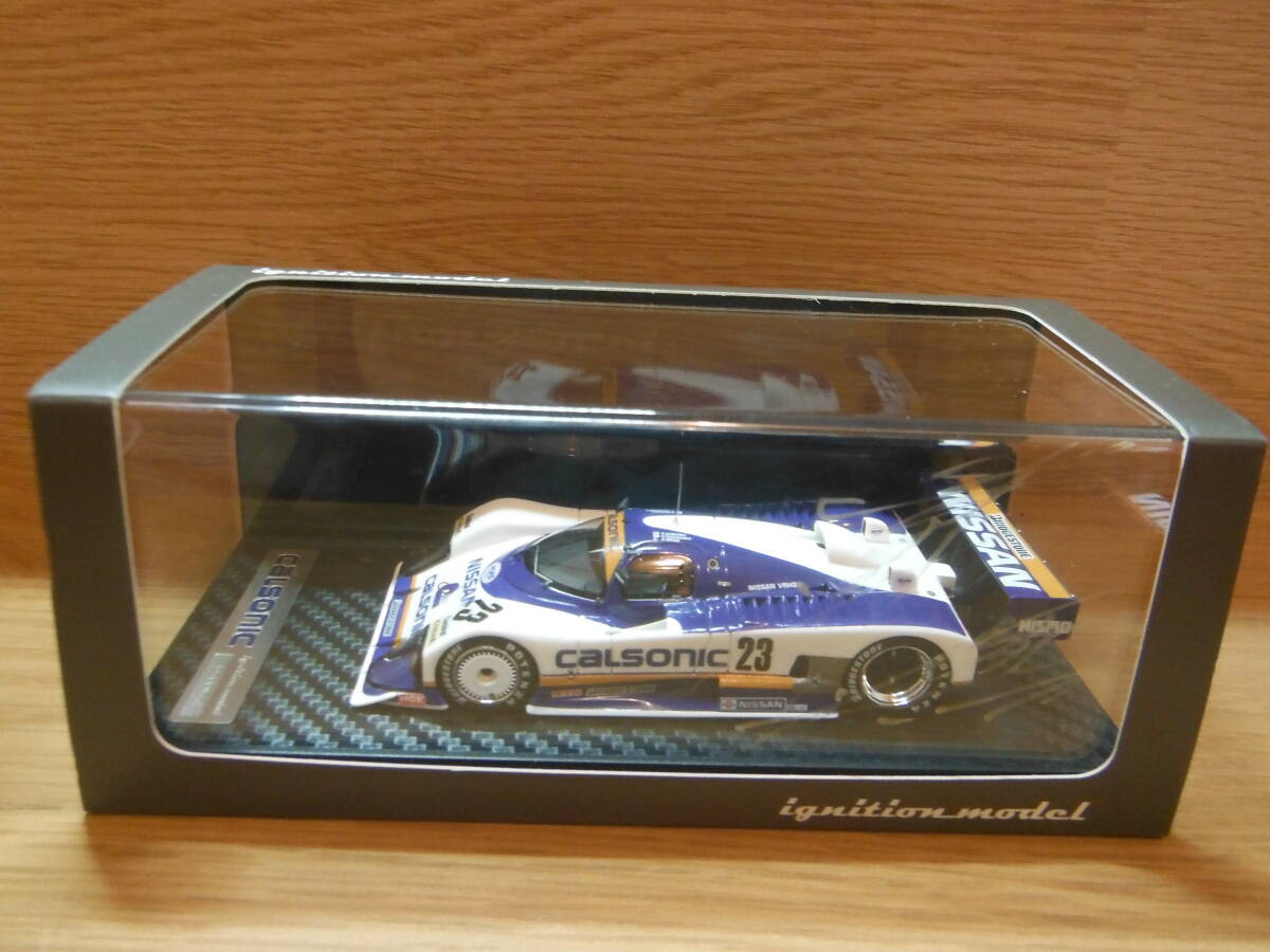 IG1198 1/43 カルソニック ニッサン R88C No.23 1988 WEC IN JAPAN 星野一義 サイン入り