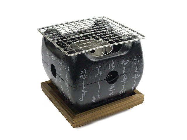 Gaobabu 日本情緒いろはコンロセット（大）黒