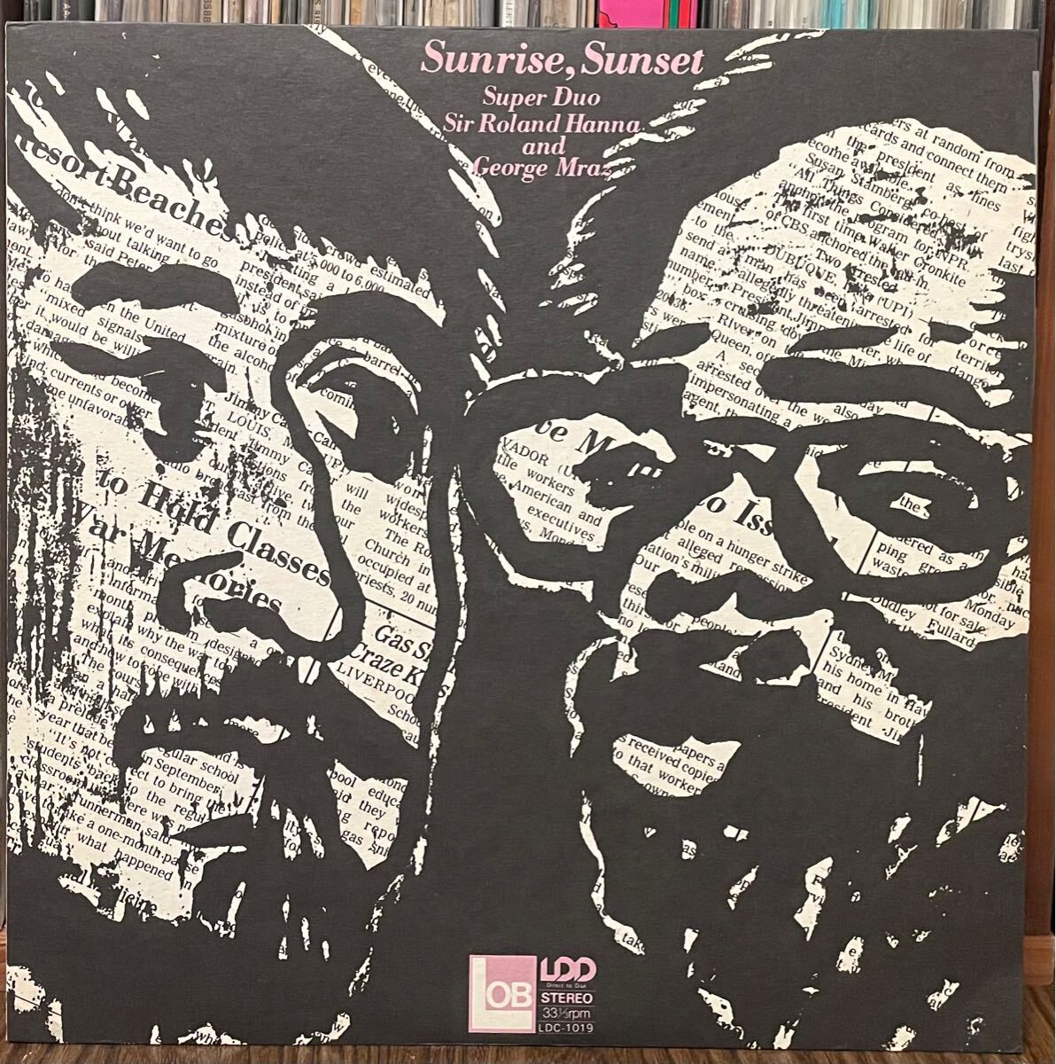 送料込みアナログレコードLP/ロブスター企画ダイレクトカッティングLDC1019 Sunrise,Sunset/Super Duo, Sir Roland Hanna and George Mraz/