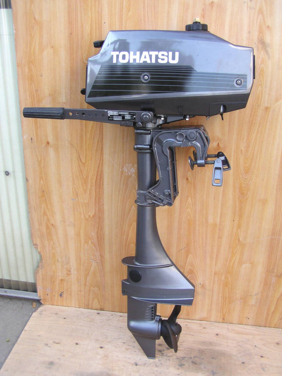 使用量極少美品○クラッチ付☆トーハツ船外機 3FO.M3.5B○整備済 使用量極少美品○クラッチ付☆トーハツ船外機 3FO.M3.5B○整備済