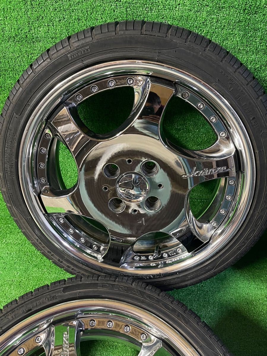 希少 深リム ウェッズ クレンツェ バズレイア 16インチ 5.5J +45 希少 深リム ウェッズ クレンツェ バズレイア 16インチ 5.5J +45