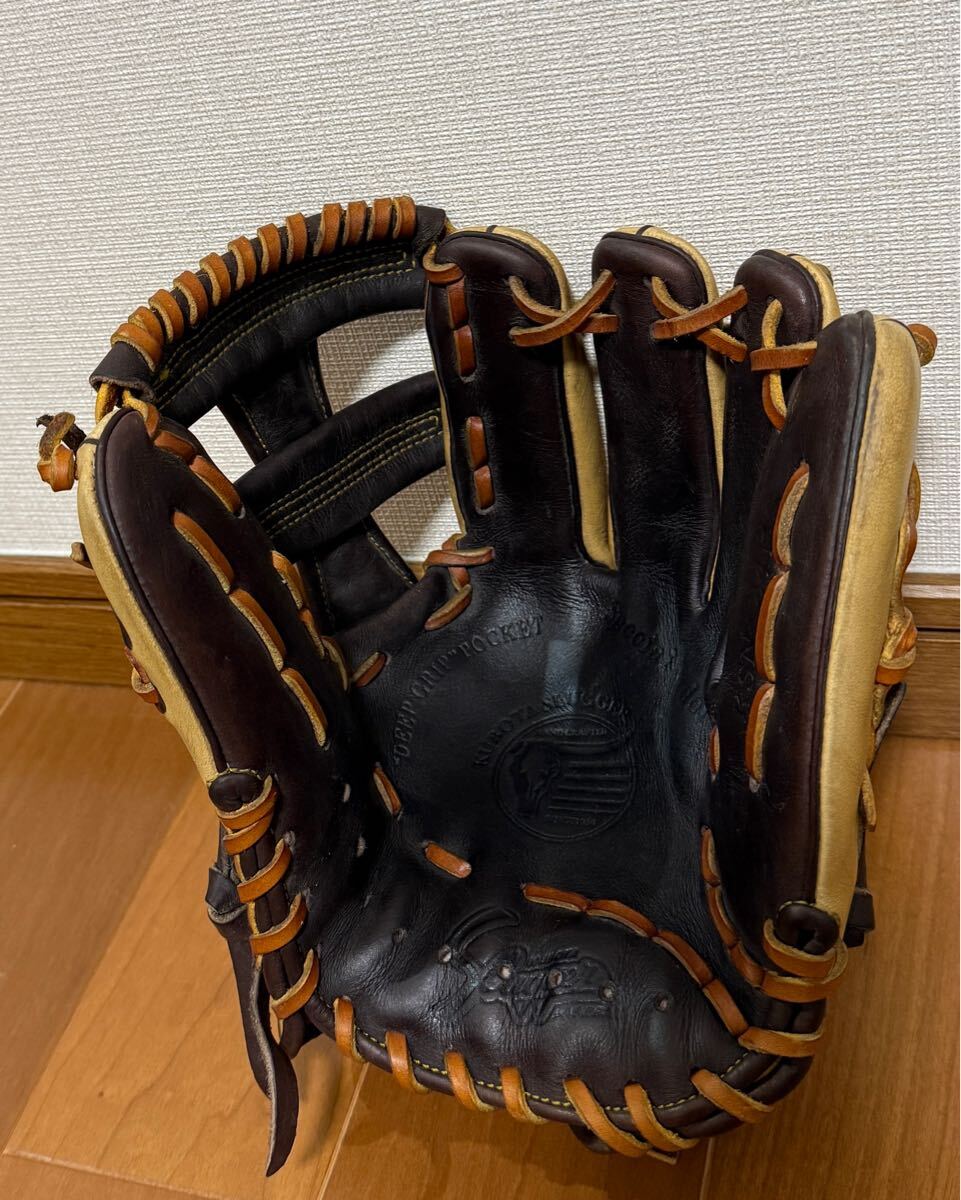 全紐交換済み】 ミズノ 軟式グローブ / 内野手用 型付け済み 全紐交換済み】 ミズノ 軟式グローブ / 内野手用 型付け済み