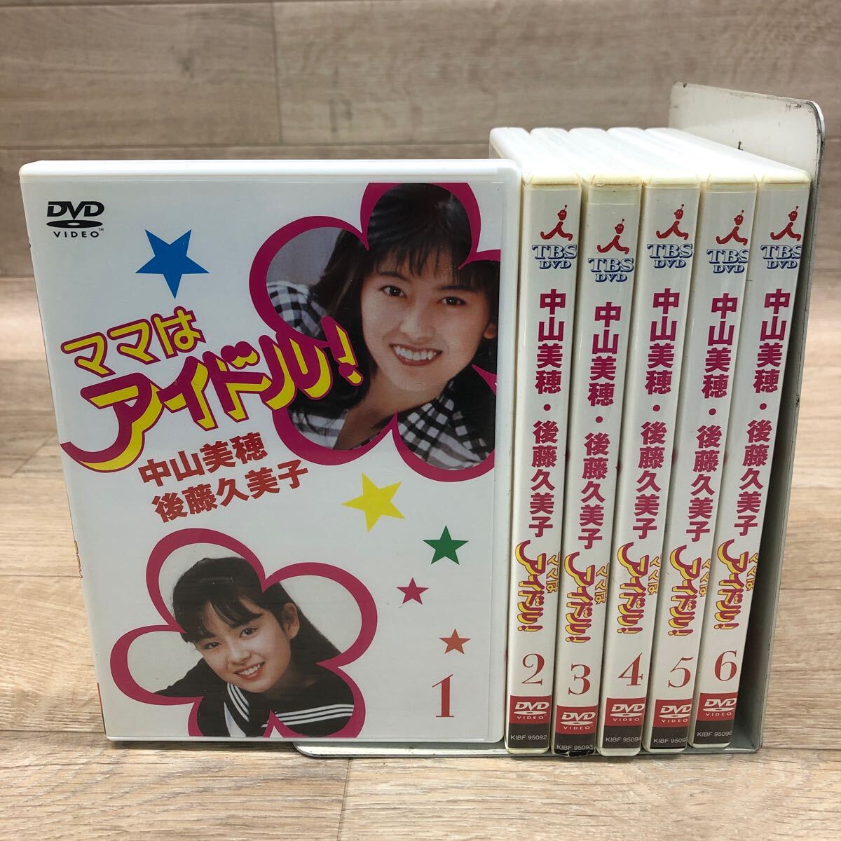 SFK 中山美穂・後藤久美子 TBS ママはアイドル! DVD 全6巻 SFK 中山美穂・後藤久美子 TBS ママはアイドル! DVD 全6巻