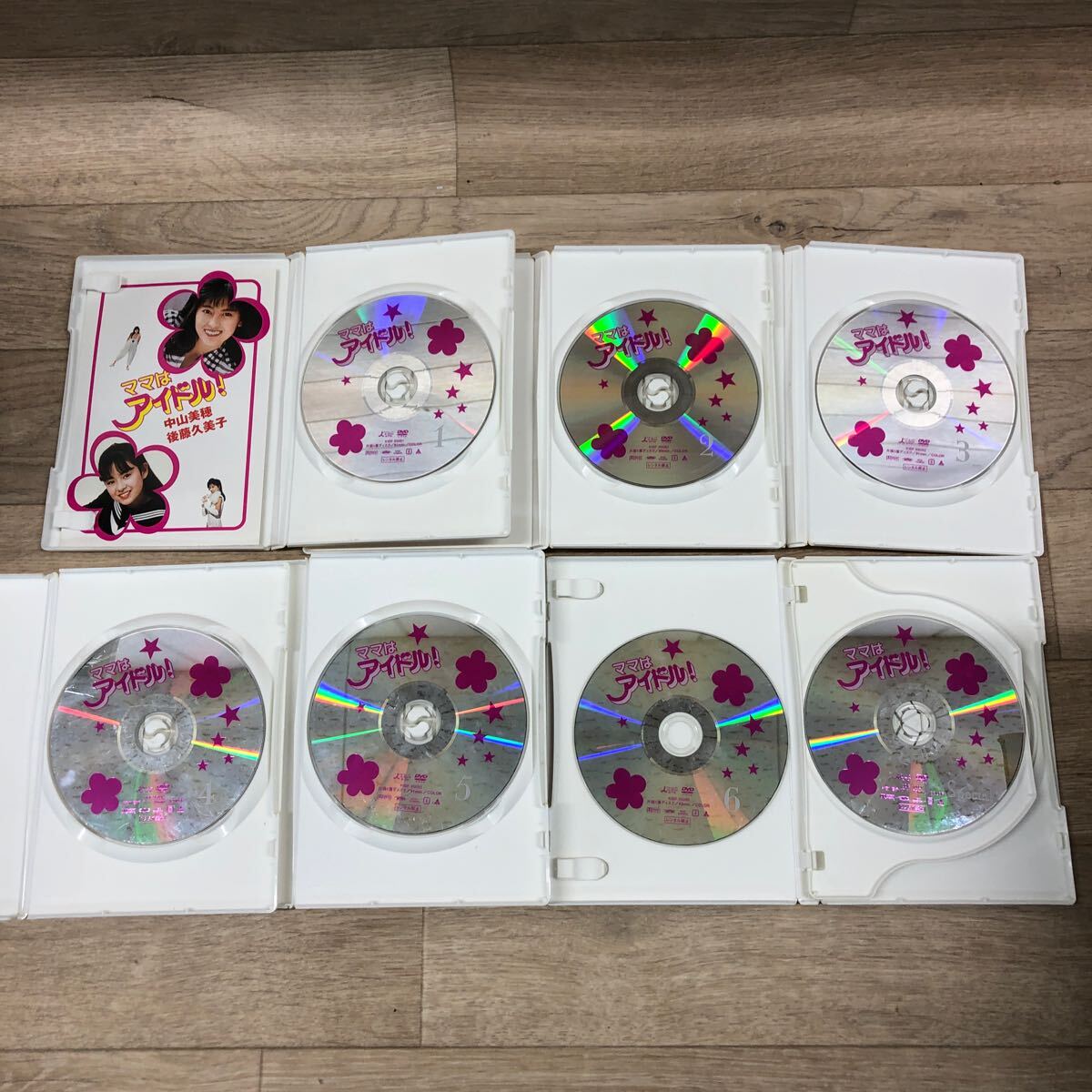 SFK 中山美穂・後藤久美子 TBS ママはアイドル! DVD 全6巻 SFK 中山美穂・後藤久美子 TBS ママはアイドル! DVD 全6巻