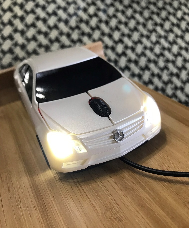 *[Mercedes-Benz] Mercedes Benz * не использовался *USB мышь передняя фара светится редкость не продается редкий *