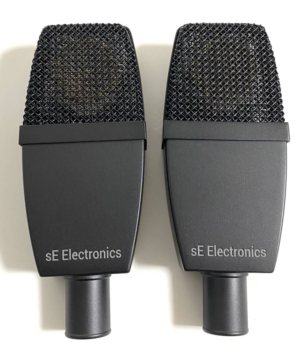 ★美品★ SE Electronics エスイーエレクトロニクス SE4400a ペア コンデンサーマイク スタジオマイク Condenser microphone I250112