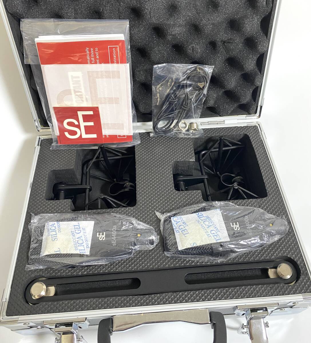 ★美品★ SE Electronics エスイーエレクトロニクス SE4400a ペア コンデンサーマイク スタジオマイク Condenser microphone I250112