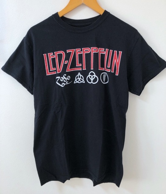 LED-ZEPPELIN（レッドツェッペリン）ロゴＴシャツ【E5019-007】