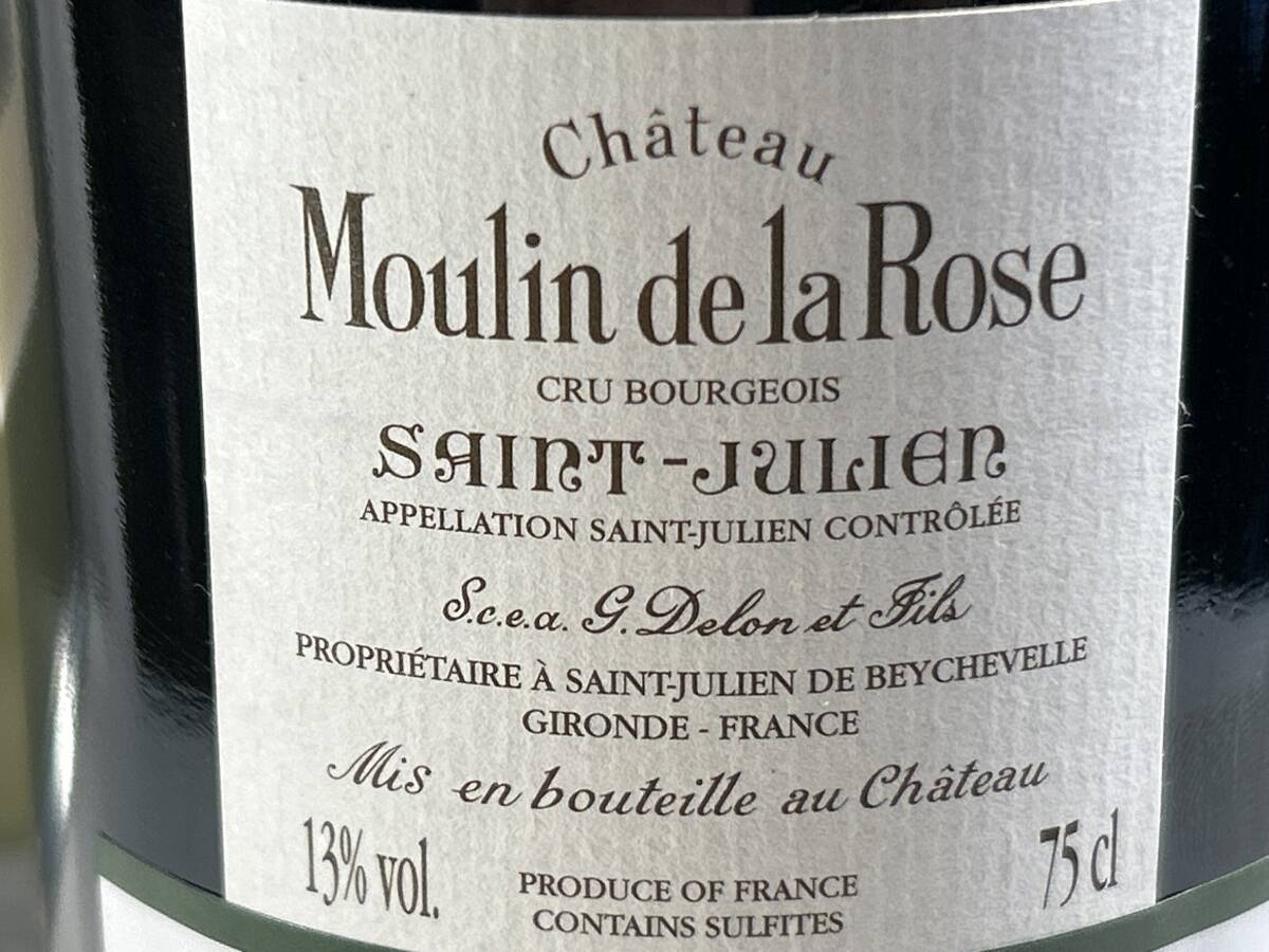 激レア　在庫僅か　バックヴィンテージ?。保改晔斐伞°戓|地サン?ジュリアン　蔵出し古酒２００７シャトー?ムーラン?ド?ラ?ローズ