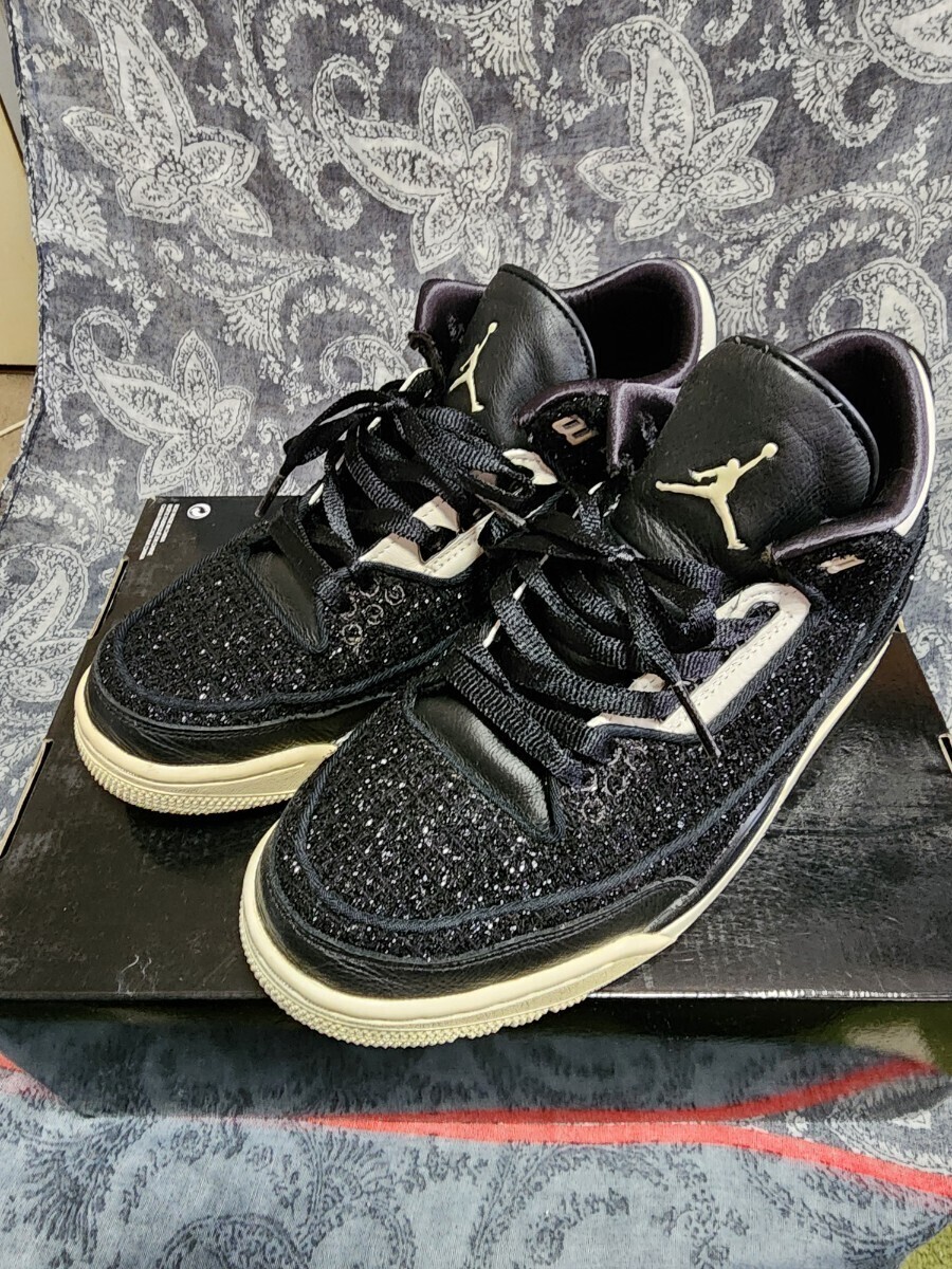 WMNS AIR JORDAN 3 RETRO AWOK "VOGUE BLACK" BQ3195-001 (ブラック/セイル)