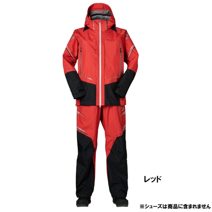 48%off ダイワ DR-1522 M ゴアテックス プロダクト コンビアップレインスーツ レッド